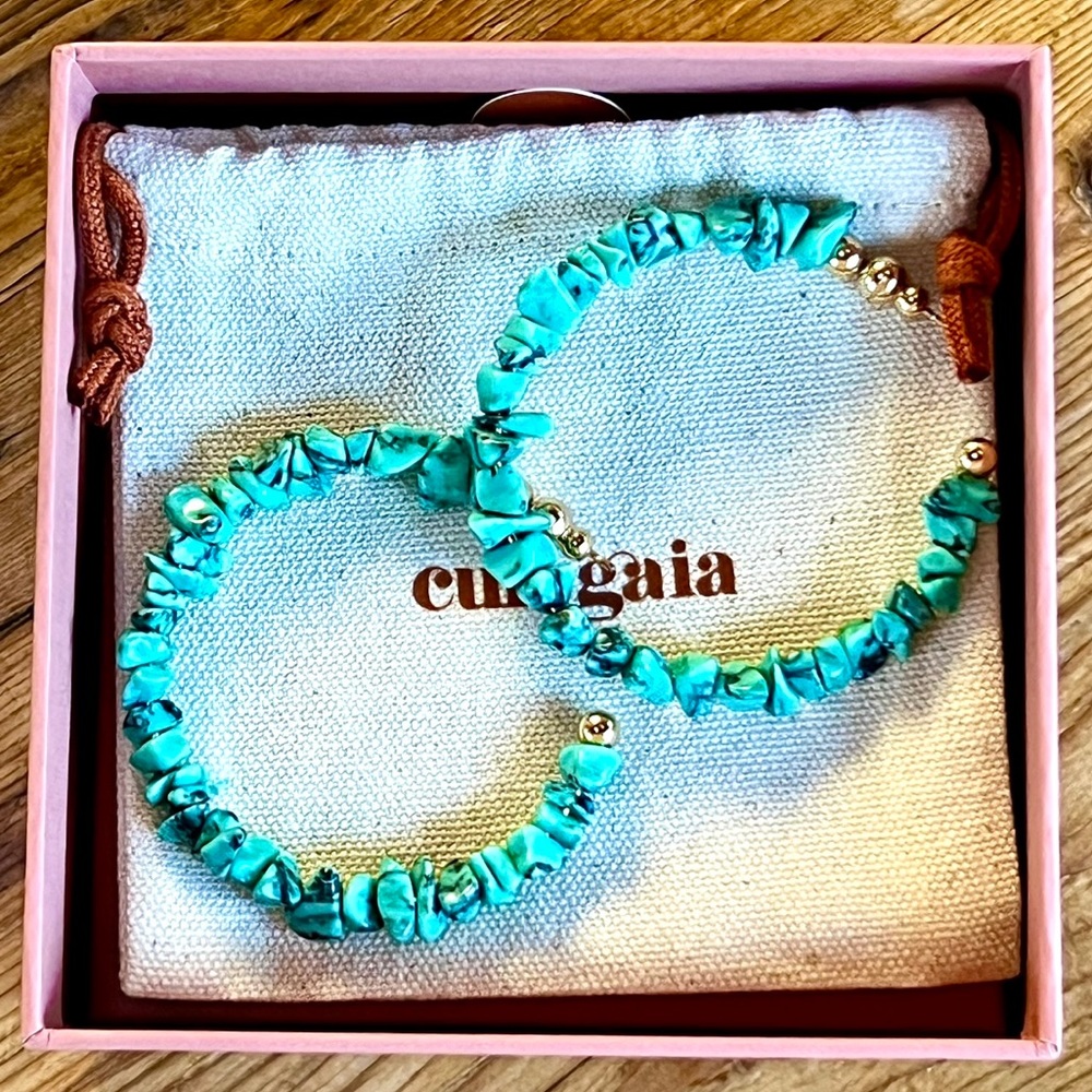 🌺🎉HP🎉🌺 NWT Cult Gaia Shirin Large Hoop Earrings - Picture 2 of 16